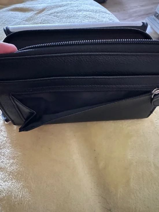 The Bradford Exchange Snoopy & Woodstock Black and White Trifold Wallet - Picture 8 of 9